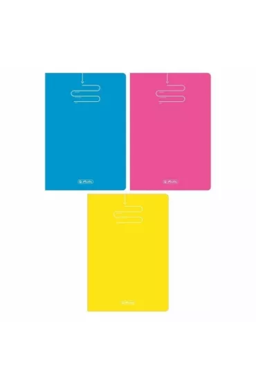 Herlitz Brulion klejony A5 Color Blocking kratka 96 kartek