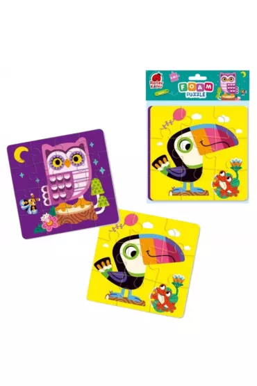 Puzzle piankowe 2w1. Ptaki Roter Kafer