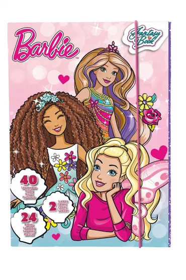 Szkicownik Barbie ksi�niczki 2 szablony Tm Toys