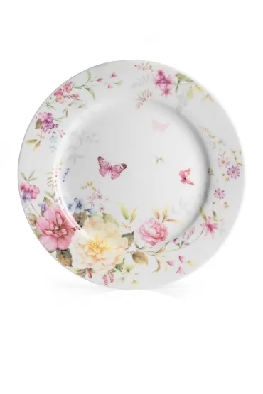 Siaki Collection Talerz porcelanowy Delicate Flowers 19 cm