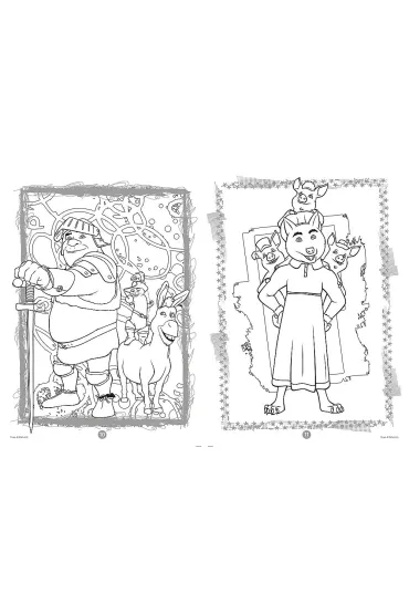 Shrek. Kolorowanka. Malbuch. Colouring book
