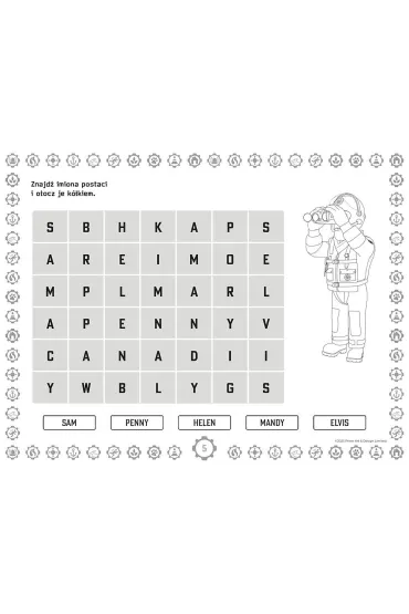Stra�ak Sam. Giga notes z naklejkami