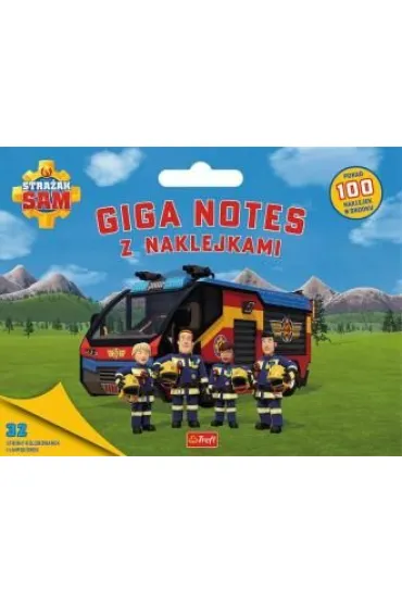 Stra�ak Sam. Giga notes z naklejkami
