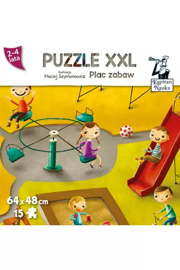 Puzzle 15 el. XXL Plac zabaw Edgard