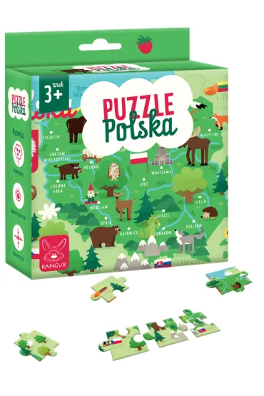 Puzzle Polska 3+ Kangur