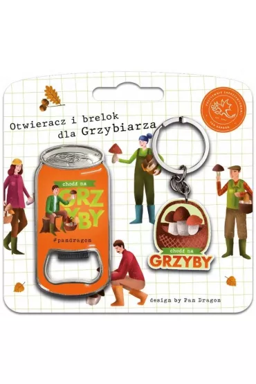 Zestaw brelok + otwieracz Chod� na grzyby