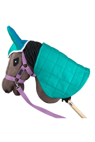 Kantar dla Hobby Horse wodze + futerka lawendowy Skippi