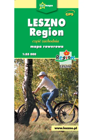 Leszno Region mapa rowerowa cz. zachodnia