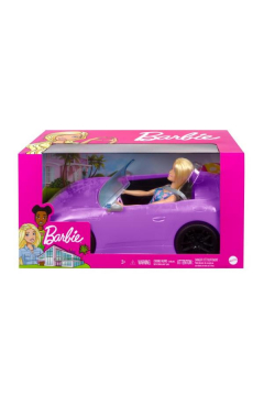 Barbie kabriolet + lalka blondynka HBY29 Mattel