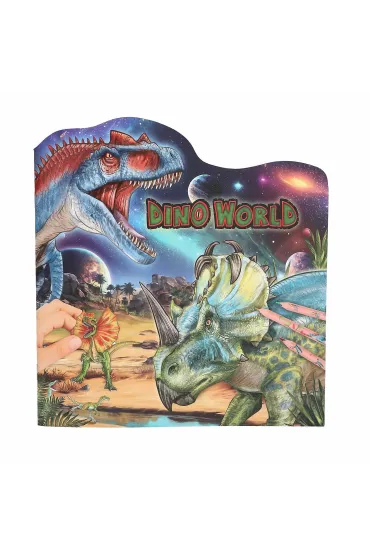 Kolorowanka z naklejkami Dino World 13354A