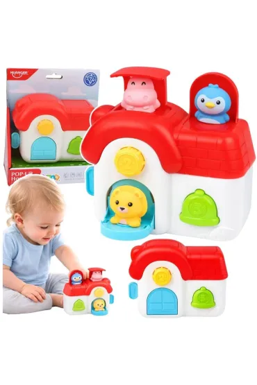Domek interaktywny Zwierz�tka LeanToys