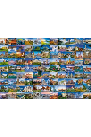 Puzzle 3000 el. 99 pi�knych miejsc w Europie Ravensburger