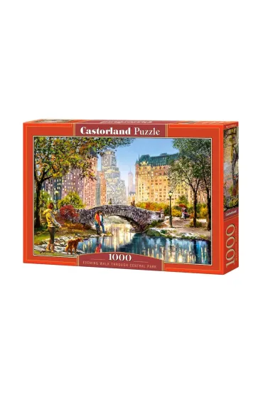 Puzzle 1000 el. Wieczorny spacer po Central Parku Castorland