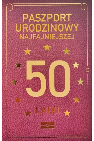 Yeku Karnet Urodzinowy 50 JCX-040