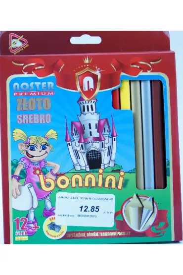 Noster Kredki Bonnini Gold 12 kolor�w