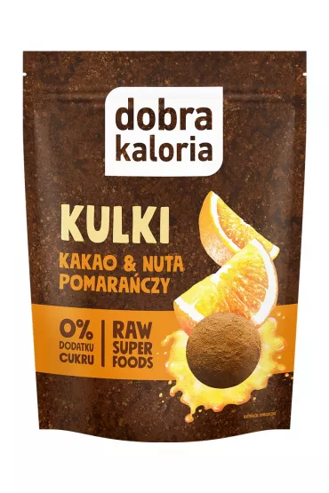 Dobra Kaloria Kulki Mocy kakao i nuta pomaraczy 65 g