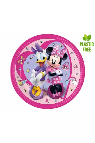 Godan Talerzyki papierowe Minnie Junior 23cm 8 szt.