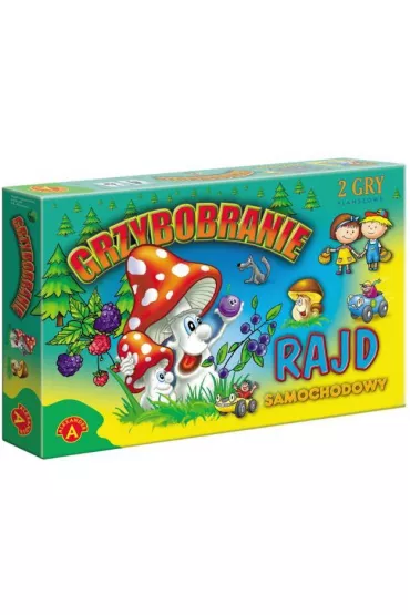 Grzybobranie. Rajd samochodowy