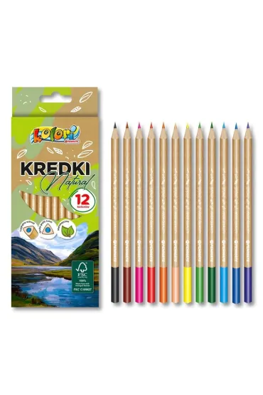 Penmate Kredki Kolori o��wkowe natural 12 szt.