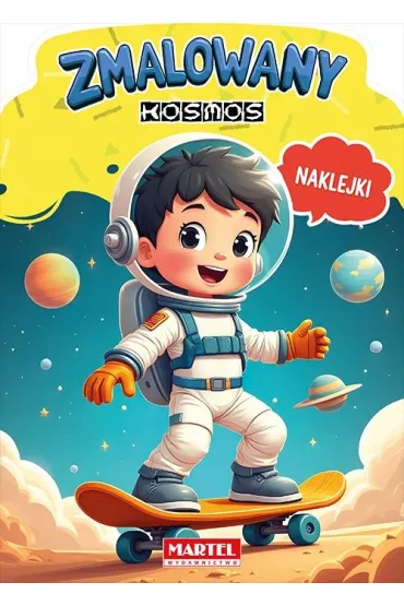 Zmalowany kosmos. Kolorowanka z naklejkami - Agata Niemirska