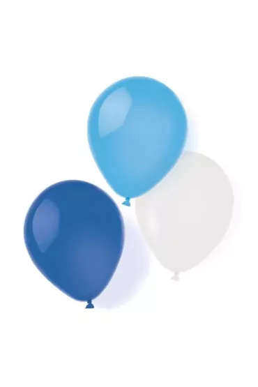 Amscan Balony lateksowe sky blue 25,4cm/10 8 szt.