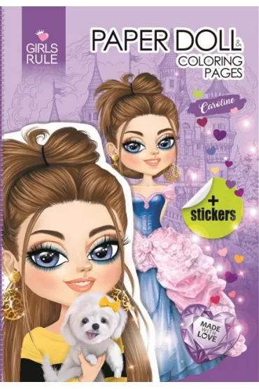 Papierowa lalka do wycinania Caroline Fresh
