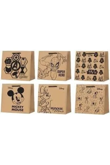 Canpol Torebka Disney kraft TKD-25 (25x25x13,3cm) mix