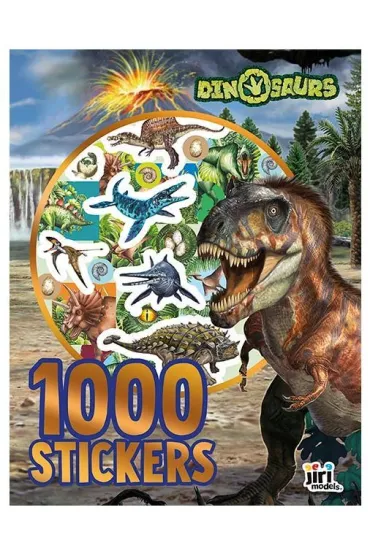 Jiri Models Naklejki Dinozaury 1000 szt