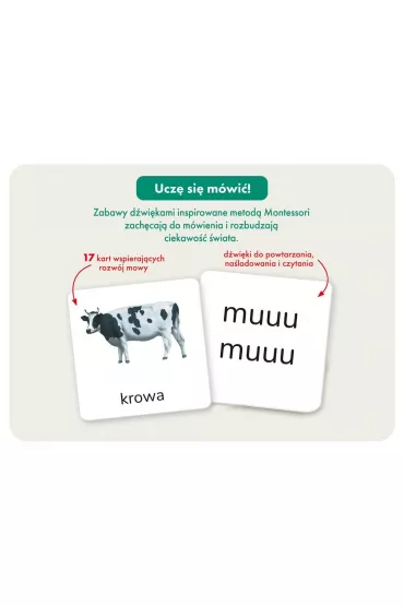 Montessori. Karty obrazkowe. Dwiki - Katarzyna  Dohun