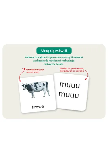 Montessori. Karty obrazkowe. D�wi�ki - Katarzyna  Do�hun