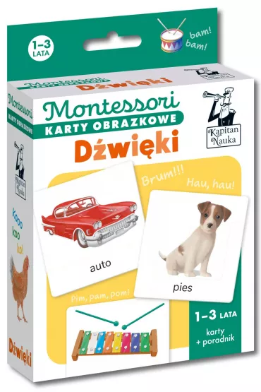 Montessori. Karty obrazkowe. Dwiki - Katarzyna  Dohun