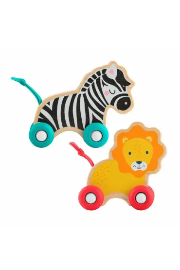 Fisher-Price. Zwierz�tka drewniane do pchania Mattel