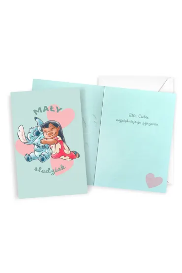 Kukartka Karnet Urodziny Stitch
