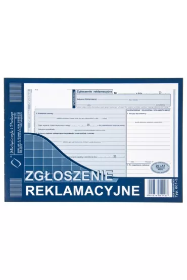 Michalczyk i Prokop Zgoszenie reklamacyjne 601-3