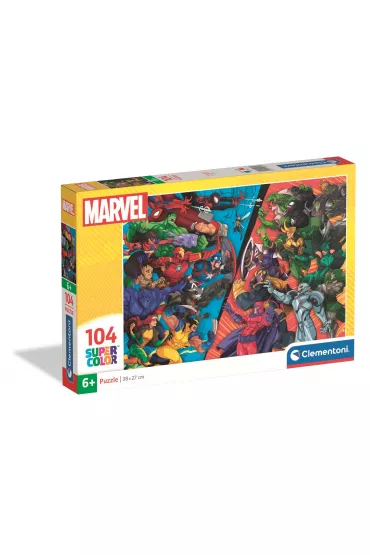 Puzzle 104 Super Kolor Marvel Clementoni