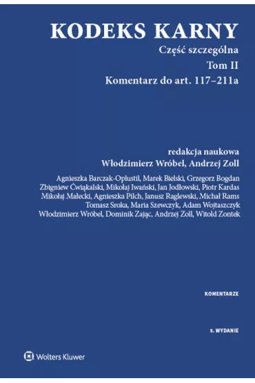 Kodeks karny. Komentarz, Tom 2