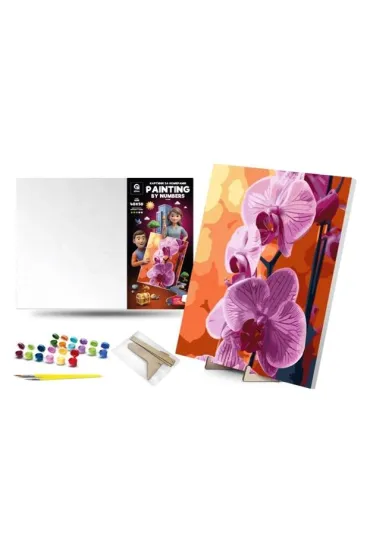 Qbee Malowanie po numerach - Orchidea 40x50cm