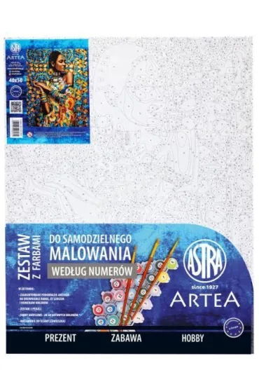Artea Malowanie po numerach - W blasku Indii 40x50cm