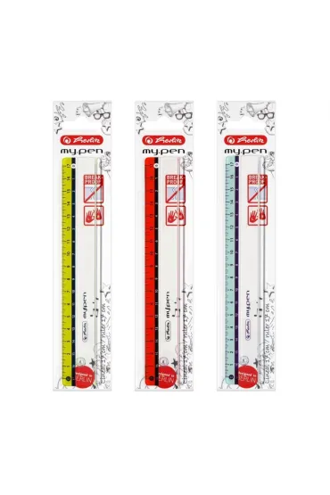 Herlitz Linijka plastikowa My.pen 17 cm MIX