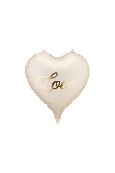 PartyDeco Balon foliowy serce Love, 45 cm, mix  1 op. / 1 szt.  Walentynki