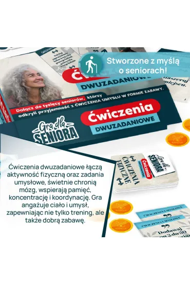 GRA DLA SENIORA �WICZENIA DWUZDANIOWE Kangur