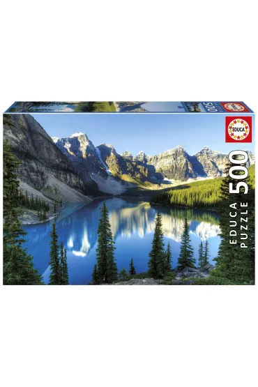 Puzzle 500 el. Jezioro w Kanadzie Educa