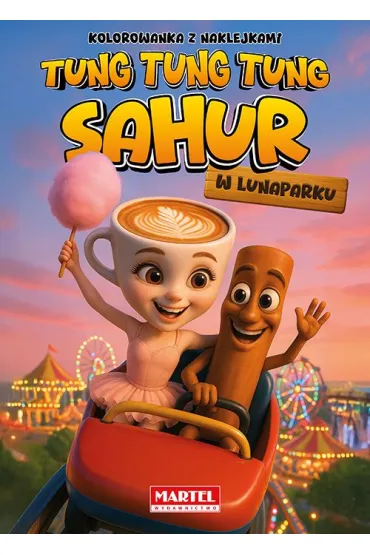 Tung Tung Sahur w lunaparku + naklejki - Agata Niemirska