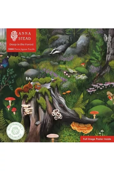 Puzzle 1000 el. W lesie Anna Stead Flame Tree