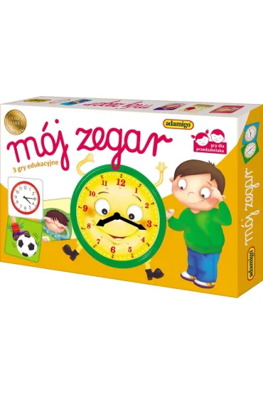 M�j zegar. 3 gry edukacyjne Adamigo - Julia Pogorzelska 