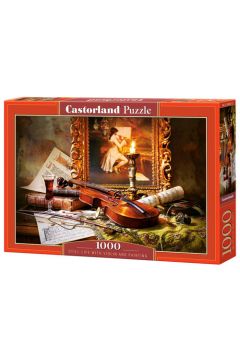 Puzzle 1000 el. Still Life With Violin and Painting Castorland