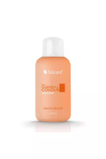 Silcare The Garden of Colour Aceton aceton do usuwania elowych lakierw hybrydowych Melon Orange 150 ml