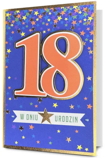 Pan Dragon Karnet Urodziny Osiemnastka