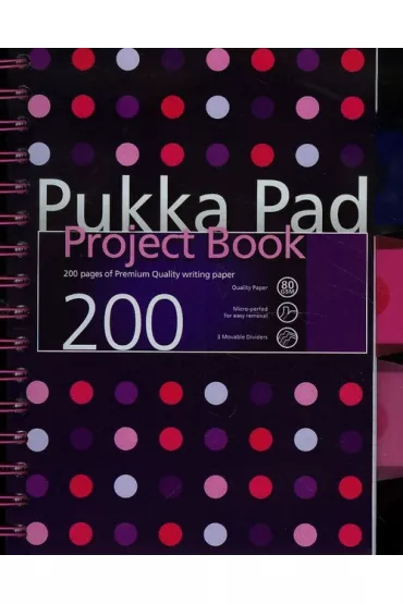 Dots Pukka Pads Project Book A5 linia