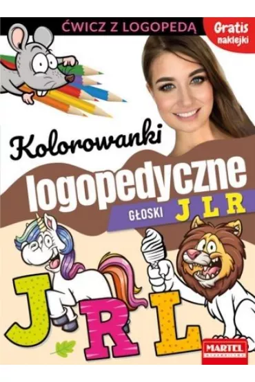Kolorowanki logopedyczne goski J L R